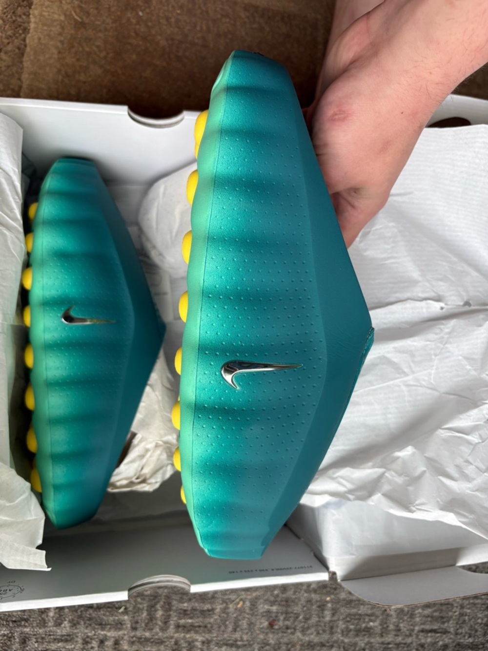 Nike Mind 001 “Geode Green” Deadstock (never had a foot in them) size 12.